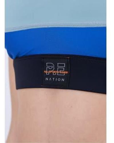 P.E Nation Soutien-gorge sport Victory femme en gris brume - Bleu