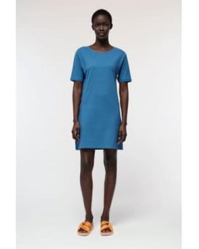 Lanius Mineral Dress With Back Cutout - Blu