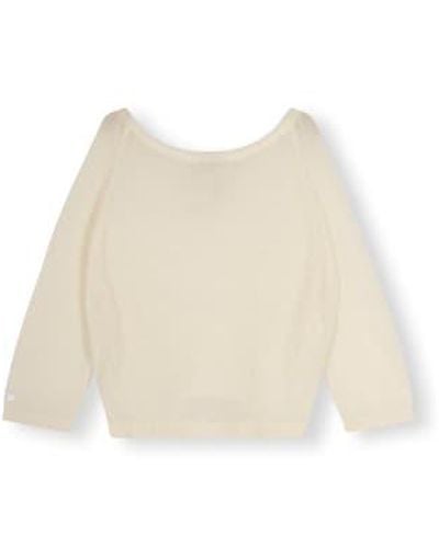 10Days Sweater Thin Knit Ecru - Natural