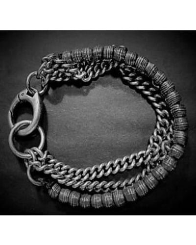Goti 925 bracelet en argent br2202 - Noir