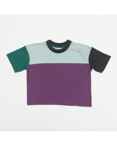 Kavu Camiseta recortada eevi en púrpura y azul - Morado