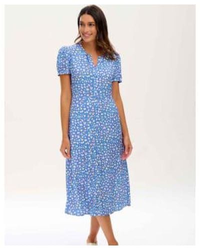 Lilac Rose Sugarhill Hilda Midi Shirt Dress - Blue
