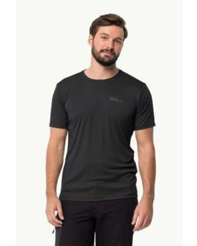 Jack Wolfskin Tech T Medium - Black