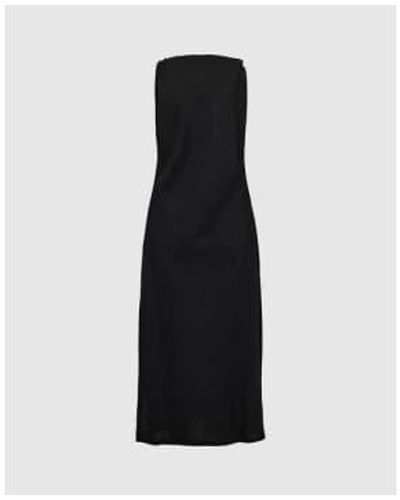 Minimum Arias 3068 Linen Dress 34 - Black