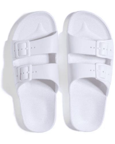 FREEDOM MOSES White Sandals - Blue