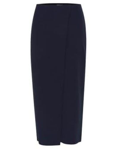 Soaked In Luxury Slbea Night Sky Jersey Skirt Xs - Blue