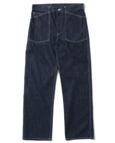 Buzz Rickson's Pantalon travail modèle 1937 - Bleu