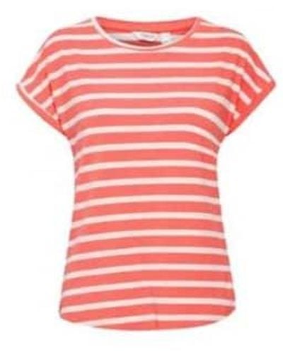 B.Young Pamila oneck t-shirt in cayenne mix - Pink