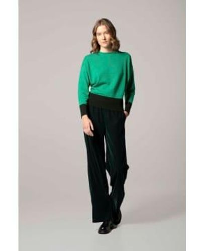 Caractere Pantalón terciopelo p269ao en negro - Verde