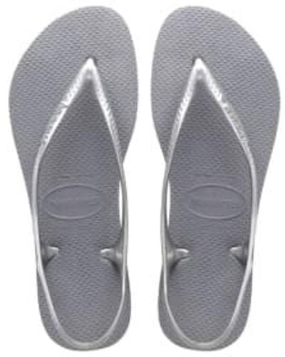 Havaianas Sunny Ii Flip Flops 35-36 - Gray