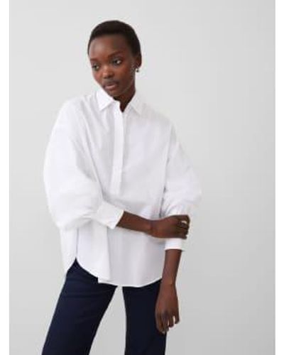French Connection Arber Shirt-linen -72wbc - White