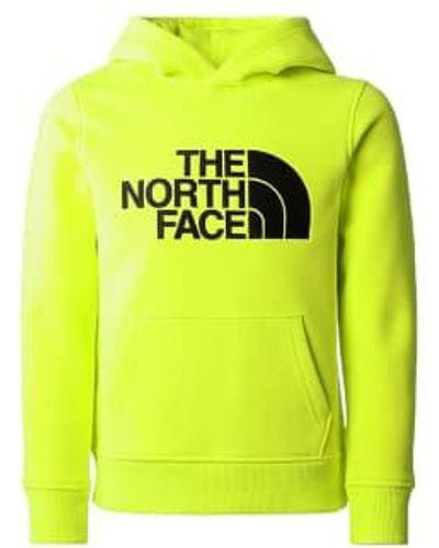 The North Face Drew peak sweat à capuche garçon led jaune