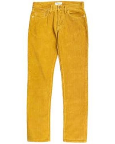 President's Jeans Icarus Corduroy Ocher Trousers 30 - Yellow