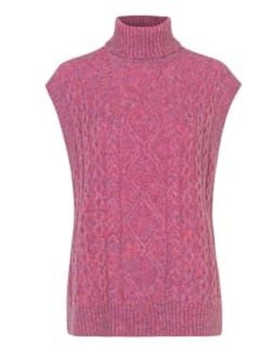 Baum und Pferdgarten Cashmere Cilina Vest Sweater M - Purple