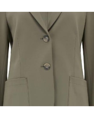 Harris Wharf London Sb Fitted Blazer Techno Viscose In Rosemary - Verde