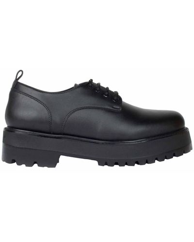 Green Laces Farah Chunky Derby - Black