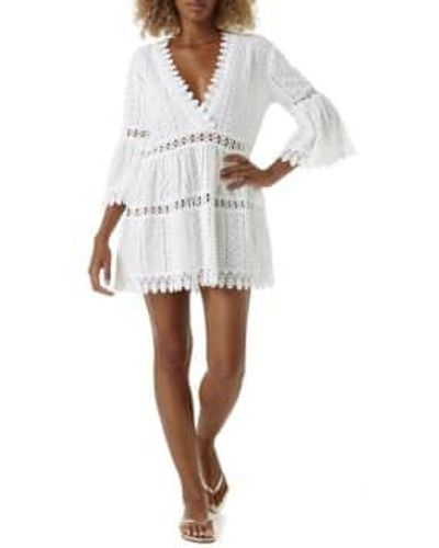 Melissa Odabash Victoria kaftan en blanco