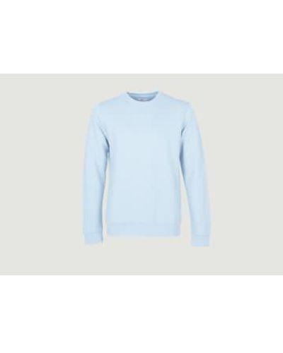 COLORFUL STANDARD Sweatshirt classique en coton bio - Bleu
