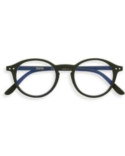 Izipizi Khaki Screen Protection Reading Glasses Style D 1 + - Black