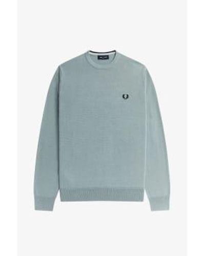 Fred Perry Classic Crew Neck Sweater M - Blue