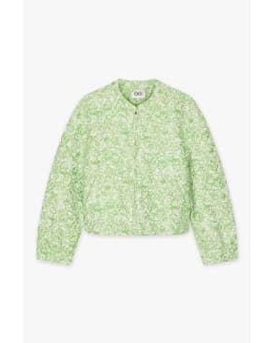 CKS Infinity Jacquard Jacket Small - Green