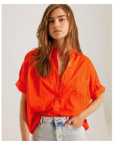 Sacre Coeur Lucy Shirt Tangerine - Rosso
