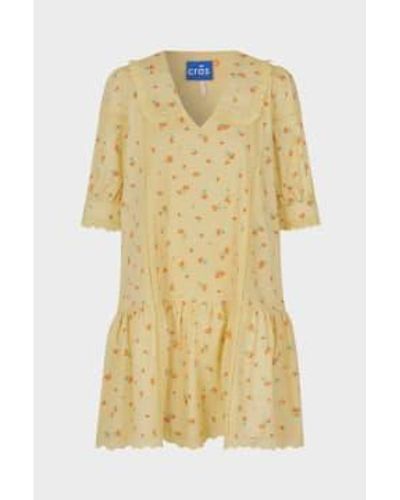 Crās Freja Dress Blooming Butter 36 - Yellow