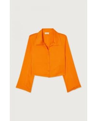 American Vintage Widland Shirt Vitamins - Arancione