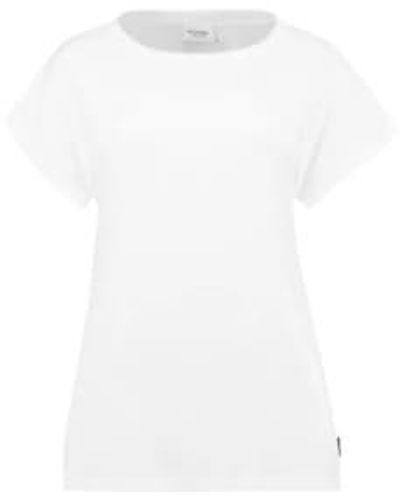 Holebrook T-shirt Asta Capsleeve - Blanc