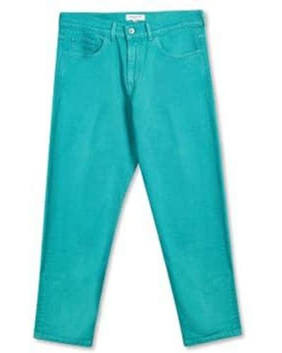 YMC Tearaway-jeans blaugrün