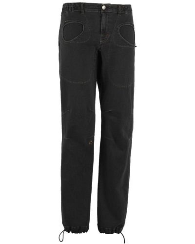 E9 Trousers Rondo Denim 2.3 Black Man