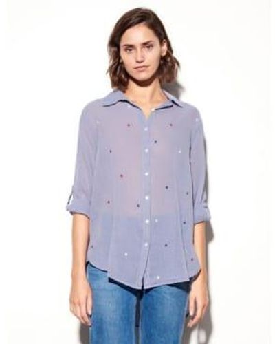 Sundry Blaue sterne-shirt - Lila