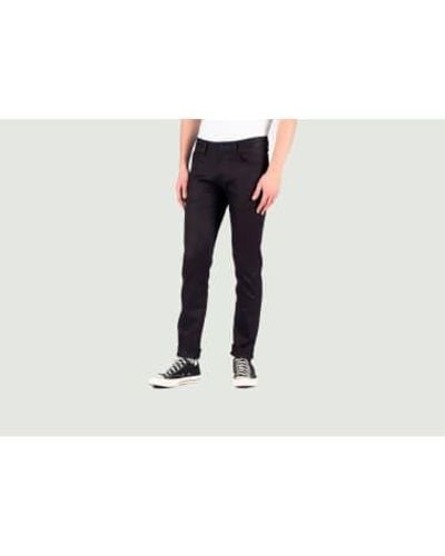 Naked & Famous Naked And Famous Super Guy Midnight Slub Stretch Selvedge Jeans - Multicolore