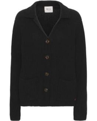 BETA STUDIOS Gogo mongolian cashmere cardigan chaqueta - Negro
