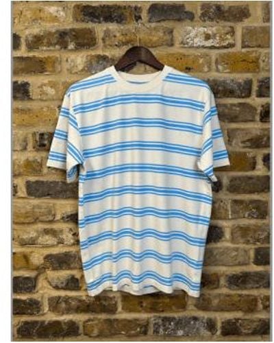 Castart The Chairs Striped Off Tee - Bianco