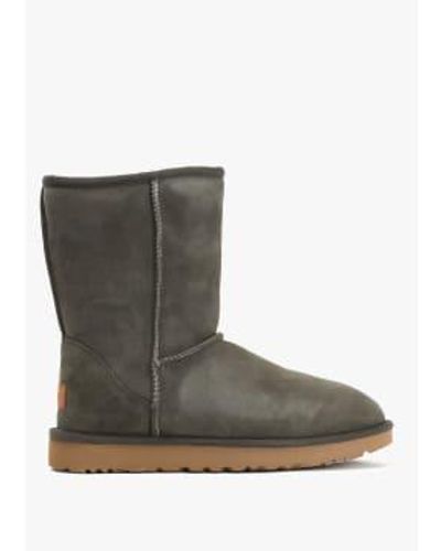 UGG Womens Classic Short Ii Boots In Forest Night - Marrone
