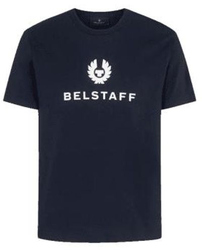 Belstaff Signature Tee Dark Ink S - Blue