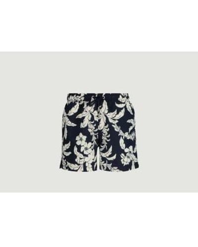 GANT Palm Lei Print Swim Shorts - Bianco