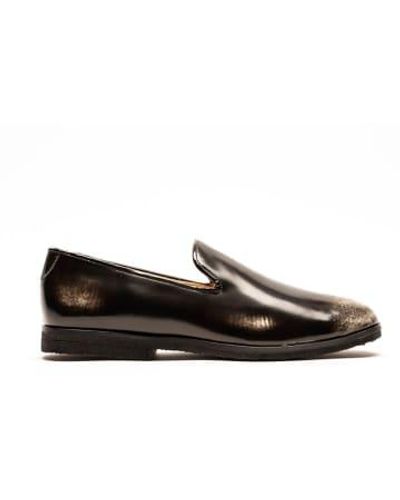 Tracey Neuls Loafer Spectator Or Dual Leather - Nero