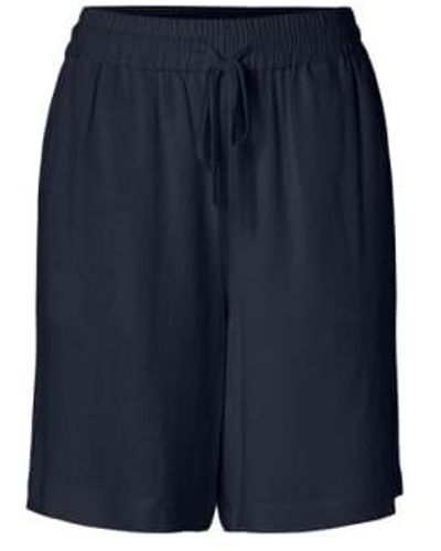 SELECTED Slfviva pantalones cortos zafiro oscuro - Azul
