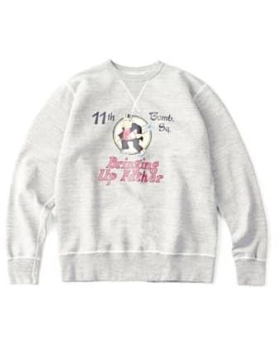 Buzz Rickson's Crew Neck "bring Up Father" Br69064 Oatmeal M - White