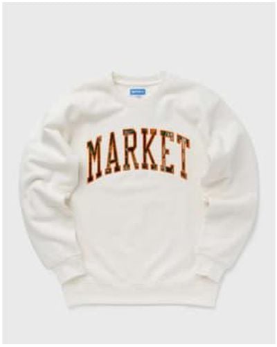 Market FAUXTREE ARC CREAKECK Sweat - Blanc