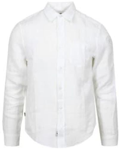 Blauer Camisa el hombre 24Sblus01025 006781 102 - Blanco