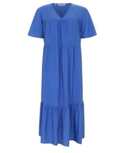 SOFT REBELS Srfreja Amparo Midi Dress - Blu