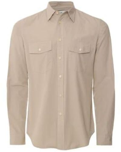 Paul Smith Long Sleeve Casual Fit 2pk Shirt M - Natural