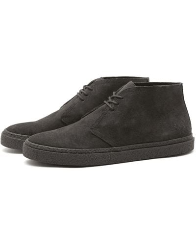 Fred Perry Hawley Suede Boot - Black