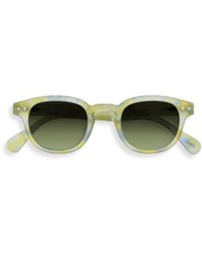Izipizi Shape C Joyful Cloud Sun Reading Glasses +1 - Green