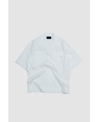 Simone Rocha Relaxed Ss Shirt W Trim - Bianco