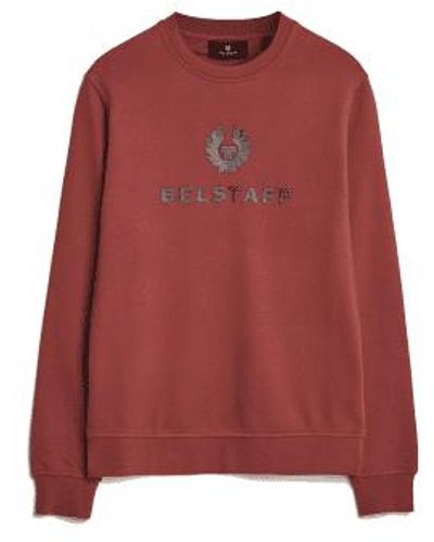 Belstaff Signature Sweatshirt Lava - Rosso