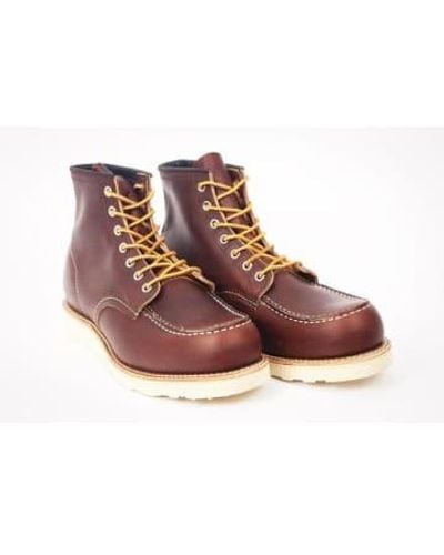 Red Wing Dunkelbrauner 6 Classic Moc Toe 8138 Stiefel